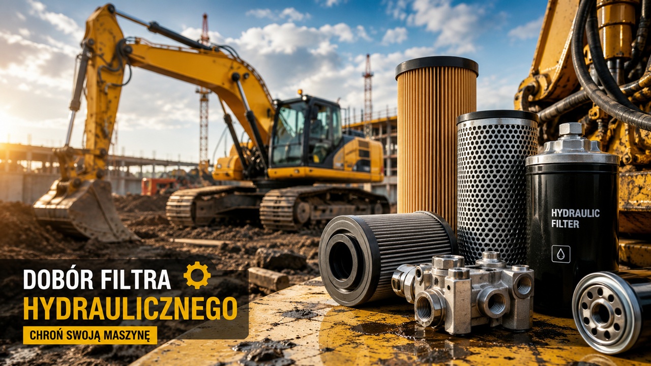 Filtr hydrauliczny do maszyny budowlanej – praktyczny poradnik doboru
